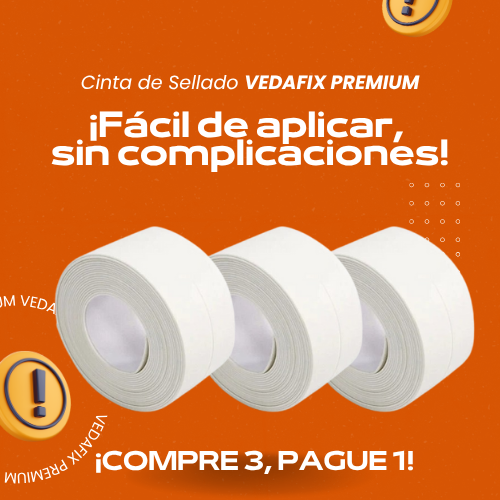 ⭐CINTA DE SELLADO VEDAFIX PREMIUM⭐¡COMPRE 3, PAGUE 1! + ENVÍO GRATIS 🚚