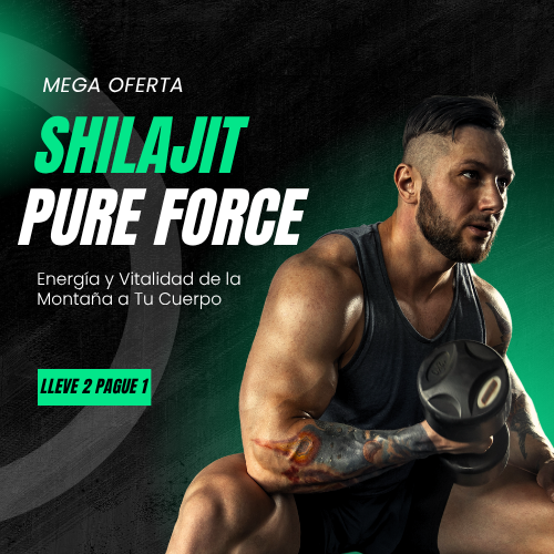 COMPRE 2 PAGUE 1 - SHILAJIT PURE FORCE 60g + BÔNUS + ENVÍO GRATIS + PAGUE AL RECIBIR✅