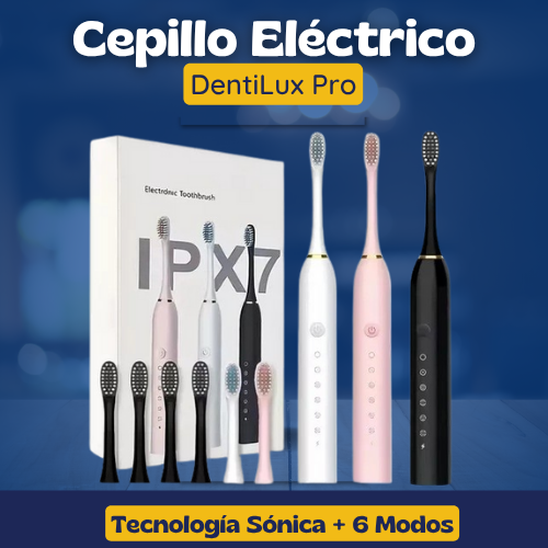 ¡SOLO HOY LLEVE 2 PAGUE 1! - Cepillo Eléctrico Inteligente DENTILUX PRO™ + Envío GRATIS🔥